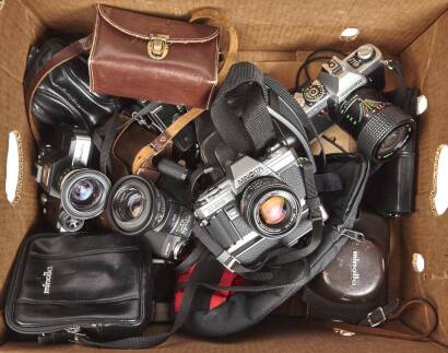 A Group of Minolta Cameras