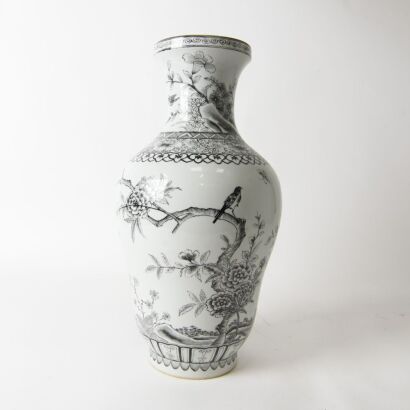 A Chinese Ink-enamel &lsquo;Floral and Bird&rsquo; Vase