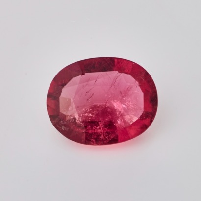 Loose, 8.59ct Oval Mixed Cut, Pink Tourmaline