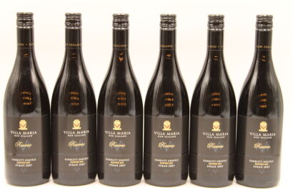 (6) 2007 Villa Maria Reserve Syrah, Gimblett Gravels [BC95]