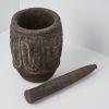 A Western Provence Large Mortar and Pestle, Solomon Islands - 3