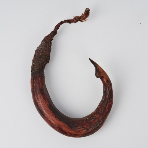 A Large Matau Fishing Hook, Aotearoa