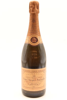 (1) 1989 Veuve Clicquot Ponsardin Vintage Brut Rose, Champagne