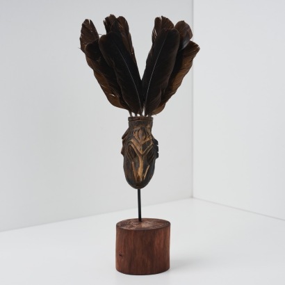 A Carved Head, Papua New Guinea
