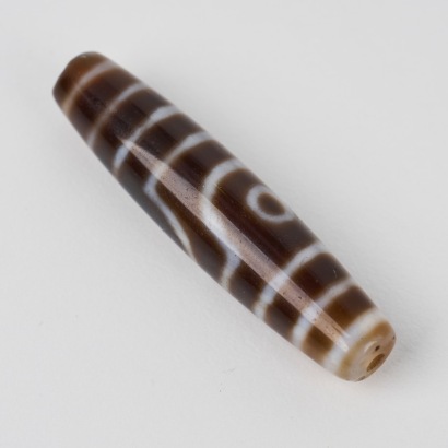 An Agate Dzi Bead, Tibet