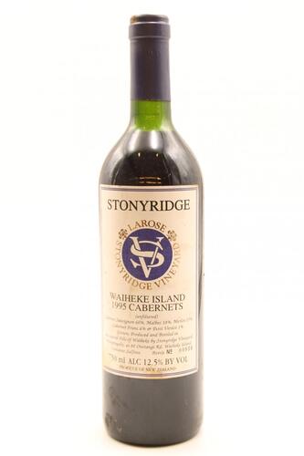 (1) 1995 Stonyridge Larose, Waiheke Island (TS)