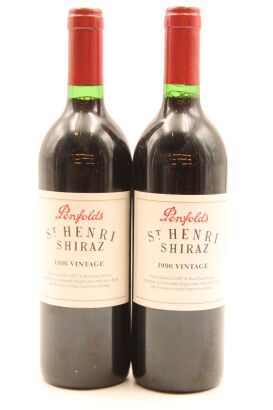 (2) 1996 Penfolds St. Henri Shiraz, South Australia [JO95]