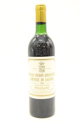 (1) 1986 Chateau Pichon Longueville Comtesse de Lalande, Pauillac (TS)