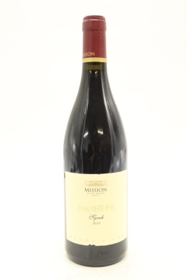 (1) 2010 Mission Estate Winery Jewelstone Syrah, Gimblett Gravels