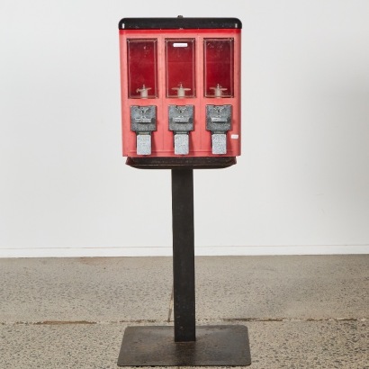A Vintage Gum Ball Machine