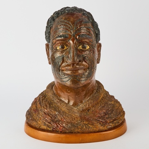 A Large Colonial Kauri Gum Bust, Aotearoa