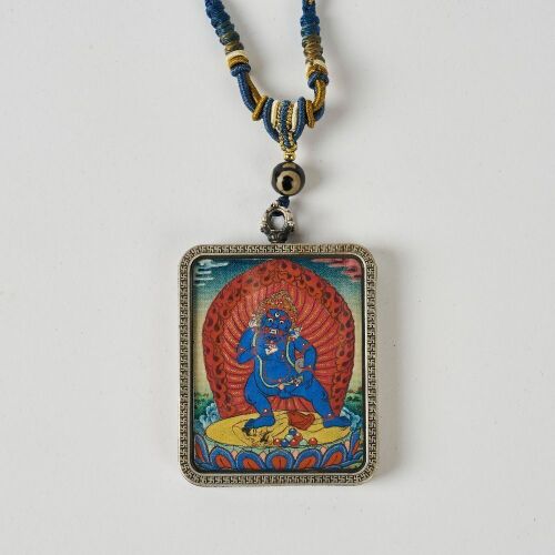 A Chinese Tibetan Black Jambhala Pendant