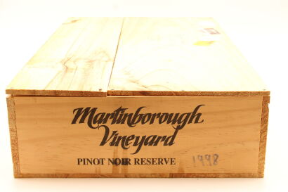 (6) 1998 Martinborough Vineyard 'Reserve' Pinot Noir, Martinborough (OWC)