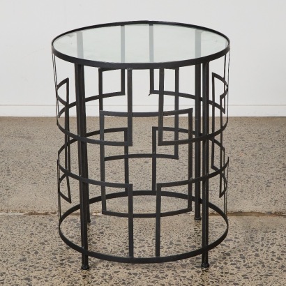 A Le Forge Metal End Table