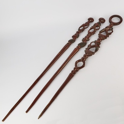 A Collection of Three Walking Sticks