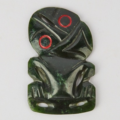 A Contemporary Pounamu Hei Tiki