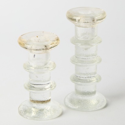 A Pair of Littala Festivo Candle Holders by Steffan Gellerstedt