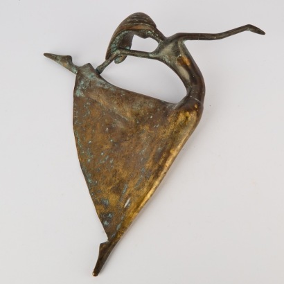 A Heavy Bronze Sculpture of Balerrina