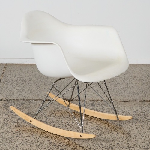 An Eames Style Rocking Chair