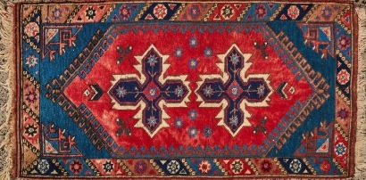 A Vintage Handknotted Anatolian Rug