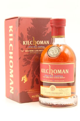 (1) Kilchoman Red Wine Cask Matured Single Malt Scotch Whisky, Islay (GB)