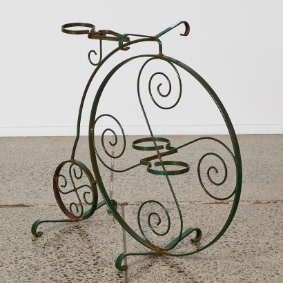 A Vintage Metal Pot Plant Holder