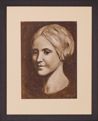 A Painted Head Of A Lady