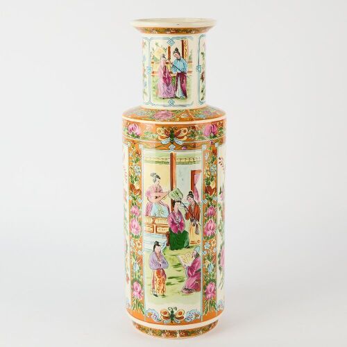 A Chinese 20th Century Famille Rose &lsquo;Flowers and Birds&rsquo; Large Bowl