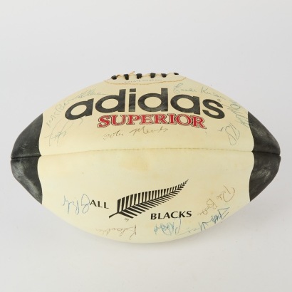 An All Blacks Squad Signed Adidas Rugby Ball, c.2014-2017