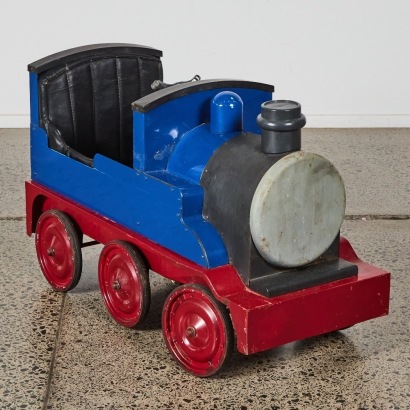 A Pedal Car Locomotive