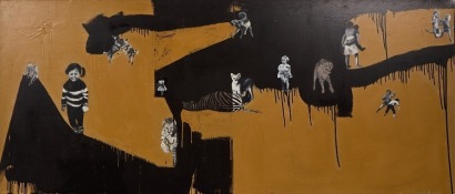 A Large Canvas by Unknown Artist