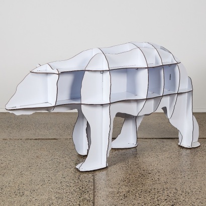 A Ibride Polar Bear Bookshelf