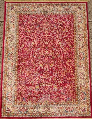 A Silk Persian Rug
