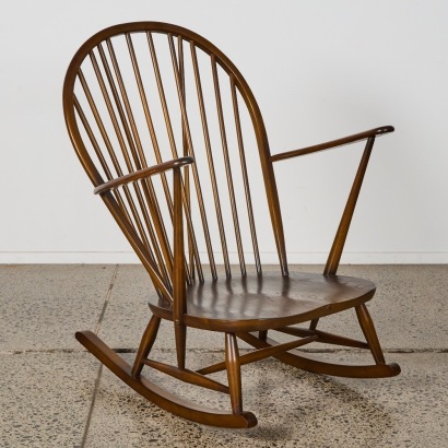 An Ercol Model 315 Grandfather Rocking Chair