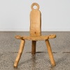 A Spanish Brutalist Carved Chair - 2