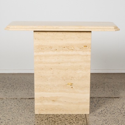 A Travertine Console