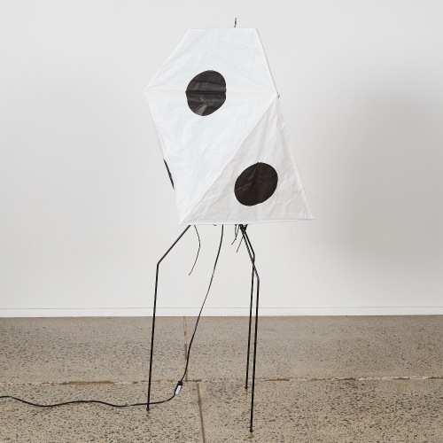 An Isamu Noguchi Akari UF3-Q Style Light Sculpture
