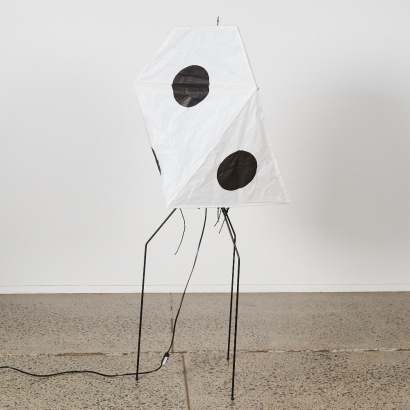 An Isamu Noguchi Akari UF3-Q Style Light Sculpture