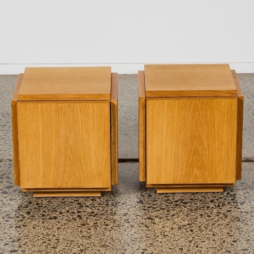 A Pair of Japandi Side Tables