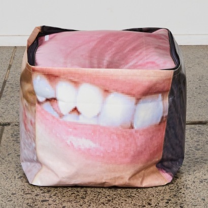 A Vinyl Pouffe
