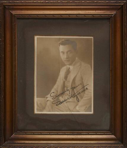 Framed Photograph of Actor Sessue Hayakawa