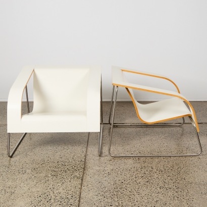 A Pair of Formway Pli Occasional Charis