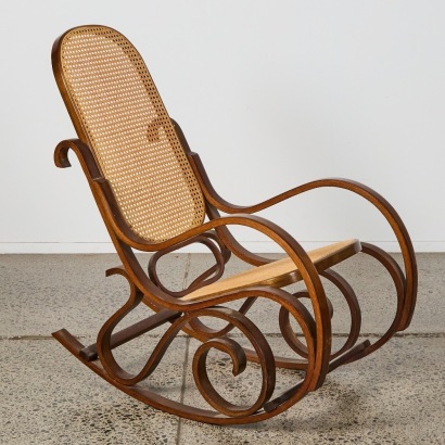 A Thonet Style Bentwood Rocking Chair