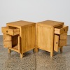 A Pair of Maison Pine Nightstands - 2