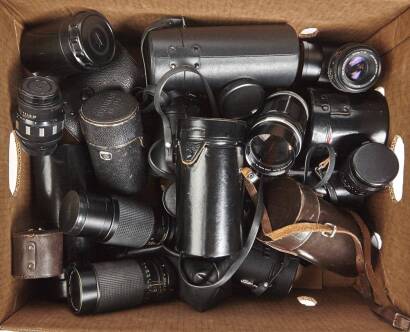 A Group of Camera Lenses