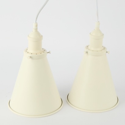 A Pair of Contemporary Pendant Lamps