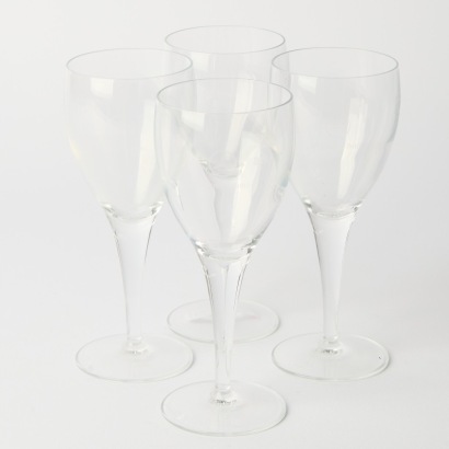 A Set of 4 Mercedes Benz Wine Glasses