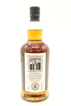 (1) Kilkerran Sherry Cask Cask Strength 8 Year Old 2024 Release Single Malt Scotch Whisky, Campbeltown, 57.4% ABV