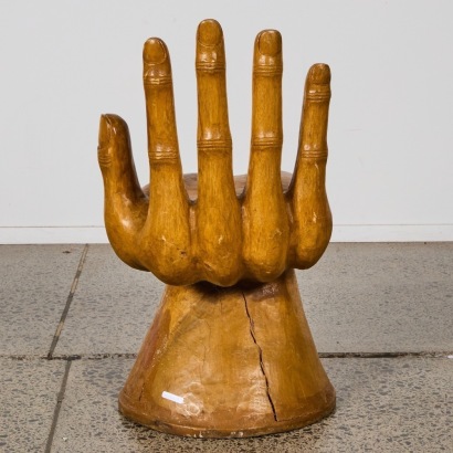A Vintage Hand Form Chair, Java