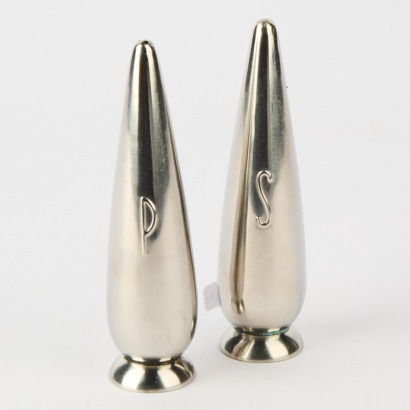 A Pair of Mid-Century Sabre Salt and Pepper Shakers